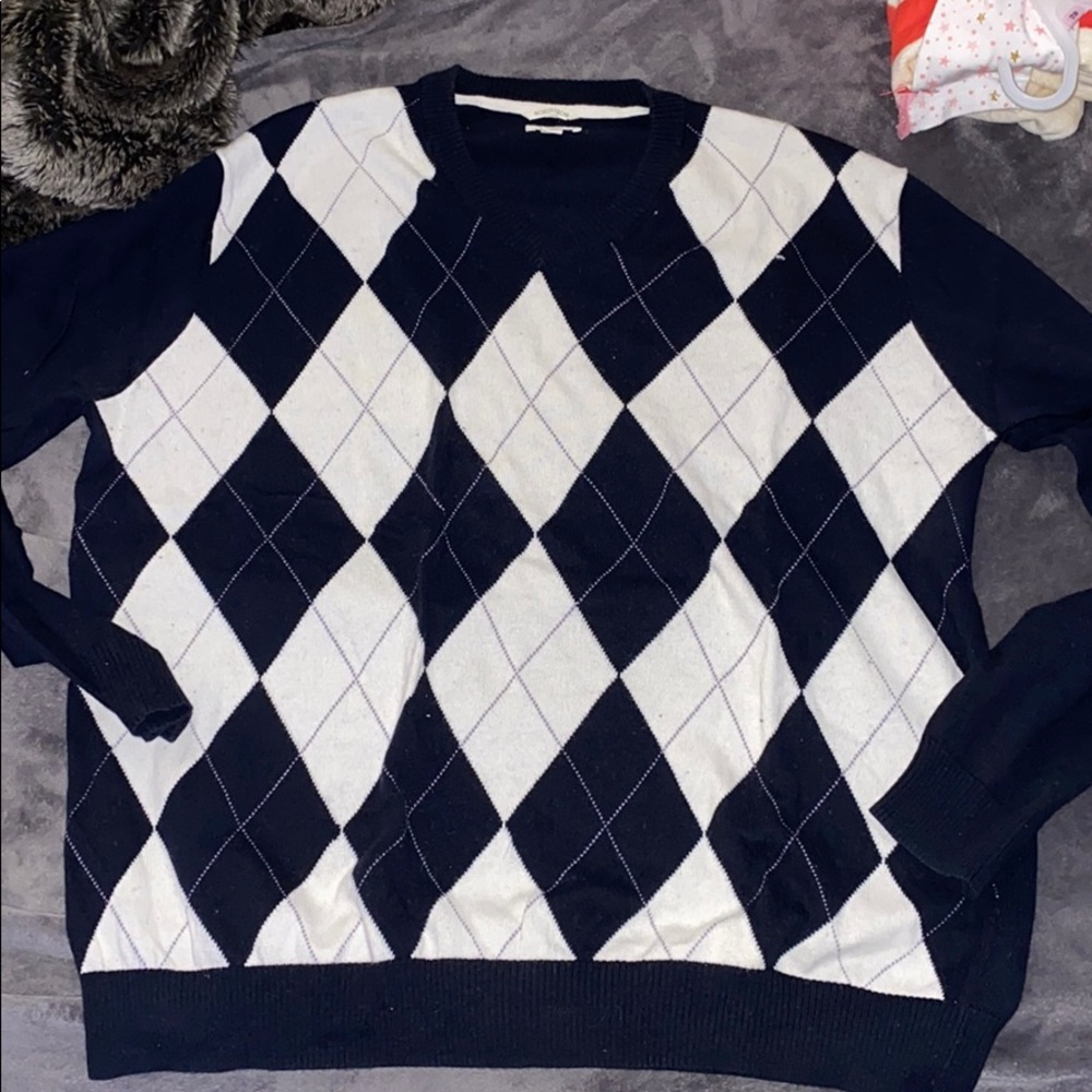 Nordstrom argyle sweater XXL